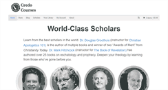 Desktop Screenshot of credocourses.com